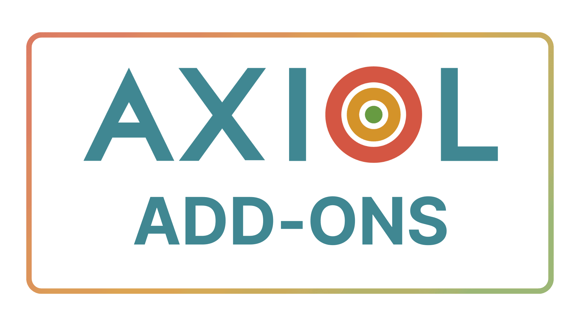 Axiol Add-Ons (Teal & Colour)